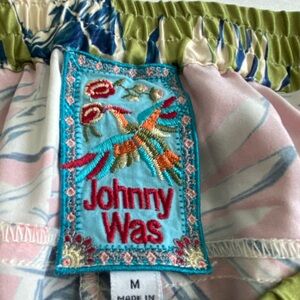 Johnny Was 2 piece jogger set with reversible kimono